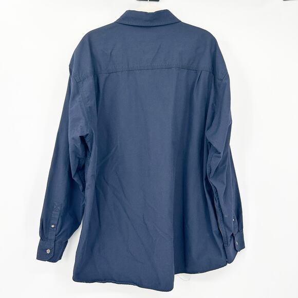 Carhartt Mens Flame Resistant FR Classic Twill Workwear Button Down Shirt 2XL - Picture 8 of 8